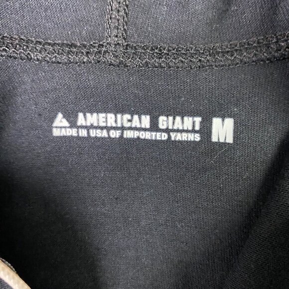 American Giant Lightweight Hoodie Women's Medium Black - Picture 6 of 11